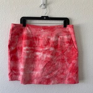 Zac & Rachel Pink and White Mini Skirt Night Out